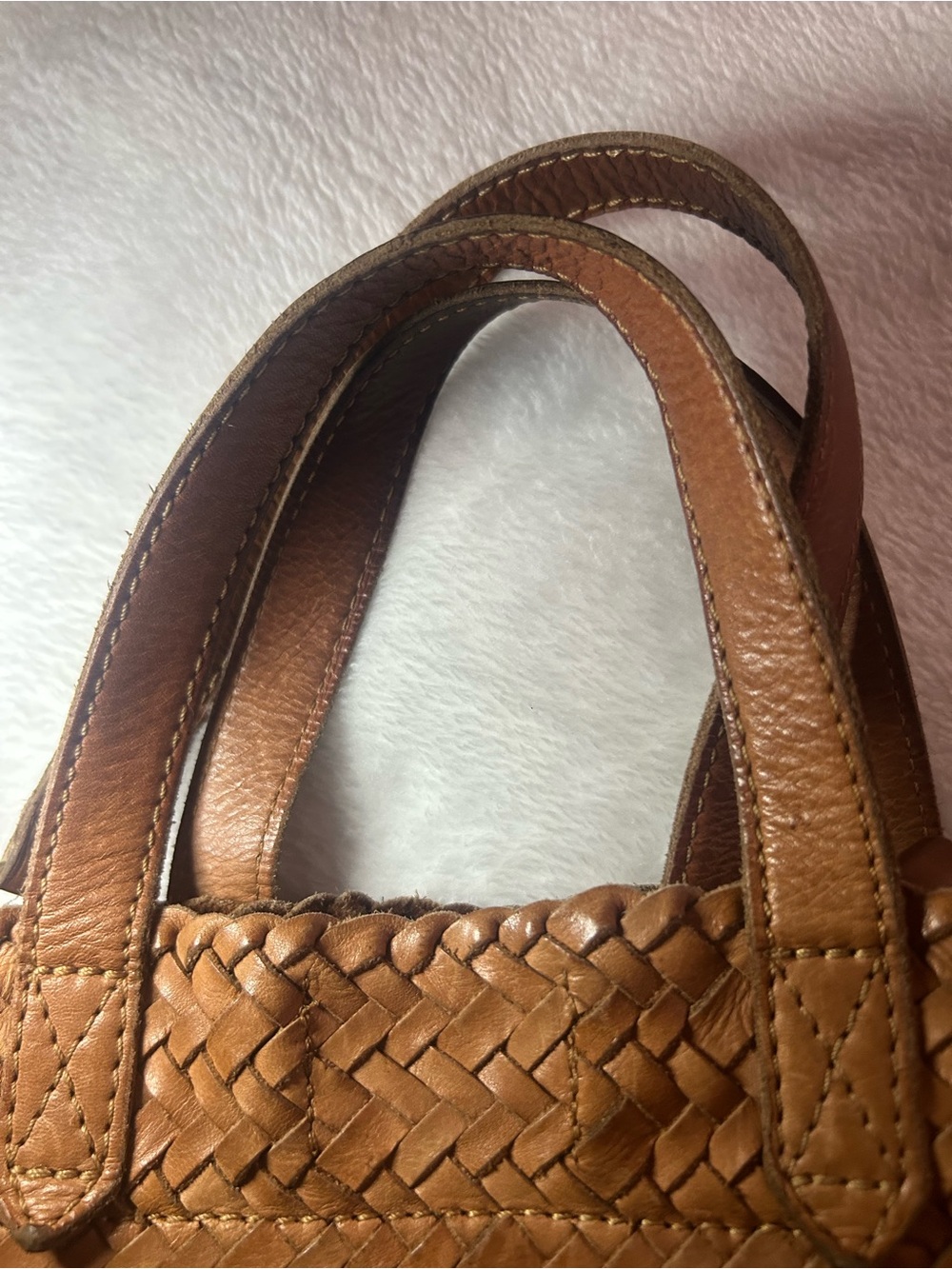Madewell Woven Leather Crossbody Bag - Brown - Picture 16 of 16